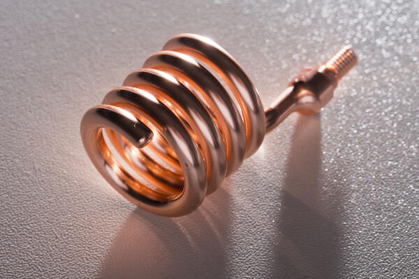 5-axis high precision manufacturing of a helix, copper or special materials